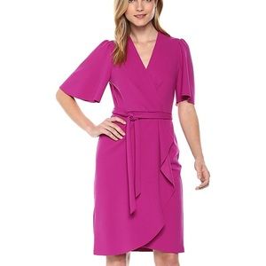 Pink Wrap Dress